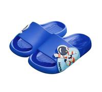 Bathing Shoes Boys and Girls Flip Flops Comfortable Slippers Open Toe Women's Slippers with Foot Bed Slippers Wide Feet Summer Slippers Beach Guest Slippers Work Shoes, blue, 1/1.5 UK