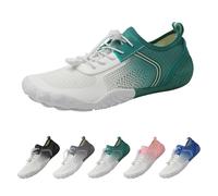 Bathing Shoes for Men and Women, Soft Sole Wear-resistant Water Sports Shoes, Quick-Drying Surf Shoes, Non-Slip Water Shoes for Swimming, Swimming Shoes & Beach Shoes, Aqua, Hiking, Green, 9 UK