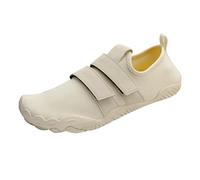 Bathing Shoes for Men, Indoor Fitness Shoes Special Fitness Yoga Five Fingers Sports Shoe Quick Drying Beach Training Shoe Slip-On Lightweight Casual Footwear Breathable Wading Footwear Beige