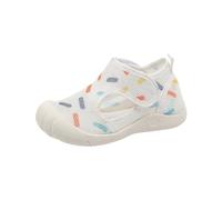 Bathing Shoes Sandals Boys Wide, Sneakers Boys Breathable Hiking Shoes Mesh Half Shoe Lightweight Casual Shoes Without Laces Outdoor Shoes Comfortable Walking Shoes Sport Flat Shoes, white us, 17 EU