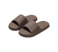 Bathing Shoes Women's Non-Slip Bath Slippers Women's Lightweight Slippers Open Toe Breathable Slippers Unisex Slippers PU Leather Slippers Lightweight Slippers Platform Flip Flops Soft Shower Shoes