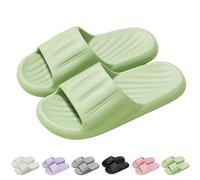 Bathing Shoes Women's Slippers - Lightweight Non-Slip Bathing Slippers for Couples Platform Cloud Shoes Slip On Summer Shoes Wear Resistant Breathable Swimming Slippers Waterproof Household Shoes