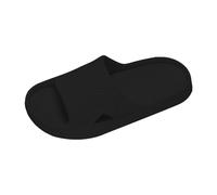 Bathing Slippers Women's with Nubs Bathing Shoes Thick Foam Flip Flops Lightweight Casual Cloud Shoes Summer Bath Mules Soft Sandals Ultralight Mules Silent Non-Slip Slippers, black, 9 UK