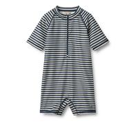 Bathing Suit Cas Rayée Recycled Fibers Dark Blue 5 years