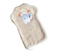 Bathing Towel for Cats Puppy, Reusable Pet Grooming Towel, Cute Soft Absorbent Quick-Dry Paw Bath Mitt for Dirt Odor Removal, Daily Care & Travel, Machine-Washable