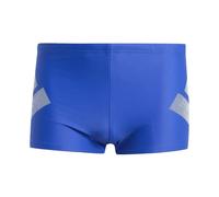 adidas Men's Big Bars Boxers Swimwear, semi Lucid Blue/White, 40