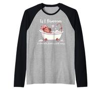 Bathing With Capys Capybara Animal Rodent Lover Capybaras Raglan Baseball Tee