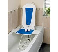 Bathlift Bathmaster Deltis Complete with Blue Covers , Simplifies Bath Time, Two-Part Design Allows for Easy Transport, Easy to Assemble, Waterproof, European