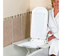 Bathlift Bathmaster Deltis Complete with White Covers UK, Simplifies Bath Time, Two-Part Design Allows for Easy Transport, Easy to Assemble, Waterproof