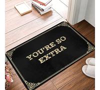Bathmat Fluffy You're So Extra - Kitchen Anti Fatigue | Man Cave Decor And Accessories/Fun Bath - Kitchen Runner Rug Non Skid Washable, Non Slip Bath & Funky Room Decor(50X80CM)