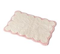 Bathmat,Soft Microfiber-Tufted Bath Rug with Strong Absorbency, Aesthetic Design for Bathroom, Tub,Shower, Machine Washable (Solid color-3,50 * 80cm)