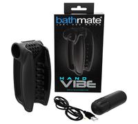 Bathmate Hand Vibe - rechargeable handheld vibrator (black)