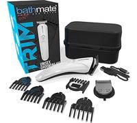 BathMate Trim Mens Shaver, Body Groomer & Groin Hair Trimmer, Balls Trimmer & Hair Clippers, Rechargeable Built-in Battery, Skin Safe Male Hygiene Razor
