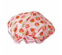 Bathopia Bath & Shower Skin Care Beauty Sets - Strawberry Matcha Collection (Shower Cap)