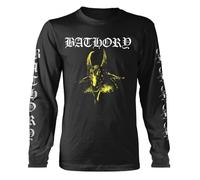 Bathory Goat Band Logo Long Sleeve T Shirt XXL Black
