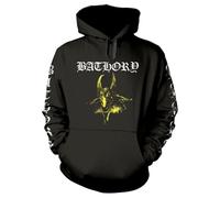 Bathory Goat Band Logo Pullover Hoodie XXL Black