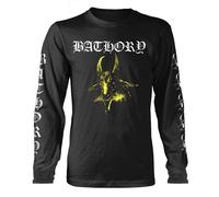 Bathory Goat Yellow Black Long Sleeve Shirt NEW OFFICIAL