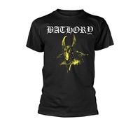Bathory Goat Yellow Black T-Shirt NEW OFFICIAL