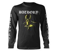 Bathory Goat Band Logo Long Sleeve T Shirt XXL Black