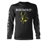 Bathory Goat Band Logo Long Sleeve T Shirt XXL Black