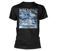 Bathory Nordland Band Logo T Shirt, Black, XXL