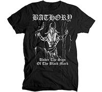 Bathory Under The Sign of The Black Mark Vintage Mens Outdoor Graphic T Shirt Size XXL