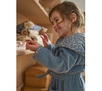Bathrobe for Baby, India printed blue