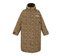 Regatta Womens Waterproof Leopard Printed Robe, Brown, Size S-M, Women Brown