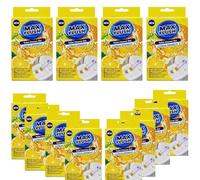 Bathroom 12 Pack Toilet Gel Cleaner 45ml - Continuous 6 Weeks Freshness - Limescale Prevention & Dirt Removal - Easy Apply Toilet Hygiene Solution - Citrus Sparkle