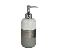 Bathroom Accessories Set 4 Piece Vanity Sink Countertop Soap Dispenser Grey Luxe (Liquid Soap Dispenser)
