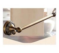 Bathroom Accessories Set - Antique Brass Wall Mounted Hardware with Carved Design and Free Standing Dish for Elegant Bathroom Decor