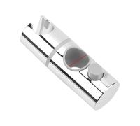Bathroom Accessories Shower Slide Rail Bar Holder Adjustable Clamp Shower Head Holder Bracket Universal 18-25mm Home Replacement(25mm Diameter)