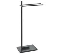 Beliani Towel Stand SELVA Metal Black, Black