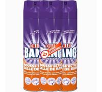 Bathroom Active Foam Cleaner Spray, 3 Pack Powerful Soap Residue & Water Mark Remover for Shower Screens, Tiles, Bathtubs and Washbasins, No-Scrub Shine, Extra Wide 2x Faster Head