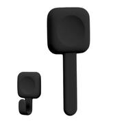 Bathroom Adhesive Hooks Wall Stick On Bendable Holder Hanger | No Damage Adhesive Hooks for Bathroom Shower Entryway Apartment Kitchen Dormitory Laundry Coat Robe Towel (Black)