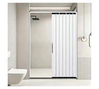 Bathroom Aluminum Alloy Folding Door Waterproof, Accordion Sliding Partition Door, Customize Room Divider for Home and Commercial Use(24x86in (61.0x218.4cm))