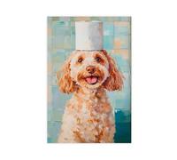 Bathroom Animal Pet Posters, Playful Designs Adorable Pet Portraits for Bathroom Wall Decor (2)