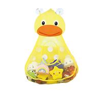 Bathroom Baby Bath Toy Storage Bag Hanging Net Quick Dry Toy Storage Grid (Yellow)