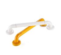 Bathroom Barrier-Free Handrail Non-Slip Toilet Safety Straight Stainless Steel Grab for Elderly/Children(White 60CM)