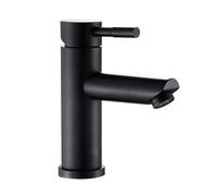 Bathroom Basin Black Tap Waterfall Mono Mixer Square Modern Sink Faucet