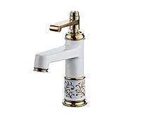 Bathroom Basin Faucet Kitchen Sink Faucet German Rose Gold Zinc Plated Brass Basin Faucets Single Handle Hole De