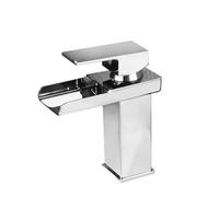 Bathroom Basin Faucet with Hot and Cold Water, Above or Below Counter Installation, All Copper Construction for Durability and Style