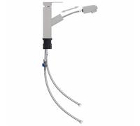 Bathroom Basin Faucet with Pull-out Function 157x172 mm Multi Colors vidaXL