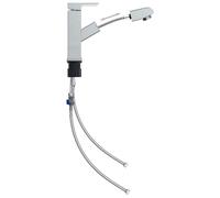 Bathroom Basin Faucet with Pull-out Function 157x172 mm Multi Colors vidaXL