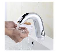 Bathroom Basin Sink Faucets Sensor Automatic Bathroom Sink Faucet Touchless Hot and Cold Water Mixer Crane,Kitchen Sink Faucet