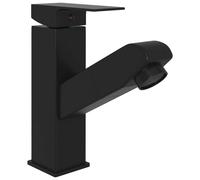 Bathroom Basin Tap Faucet Mixer with Pull Out Function Sink Single Hole Lever