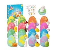 Bathroom Bath Balls,Colorful Relaxing Shower Fizzies,Fizzy Bath Ball - for Party Favors Easter Egg Fillers Home Travel Vacation Apartment Bathroom Holiday Birthday