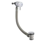 Bathroom Bath Filler with Control Valve & Sprung Waste & Overflow