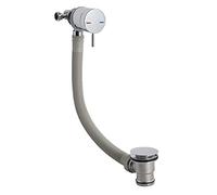 Bathroom Bath Filler with Control Valve & Sprung Waste & Overflow