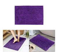 Bathroom Bath Rugs, Extra Soft Absorbent Chenille Bath Rugs, Rubber Backing Quick Dry, Machine Washable Bath Mats for Bathroom Floor, Tub and Shower, Home Decor (Long Plush G, 40X60CM)
